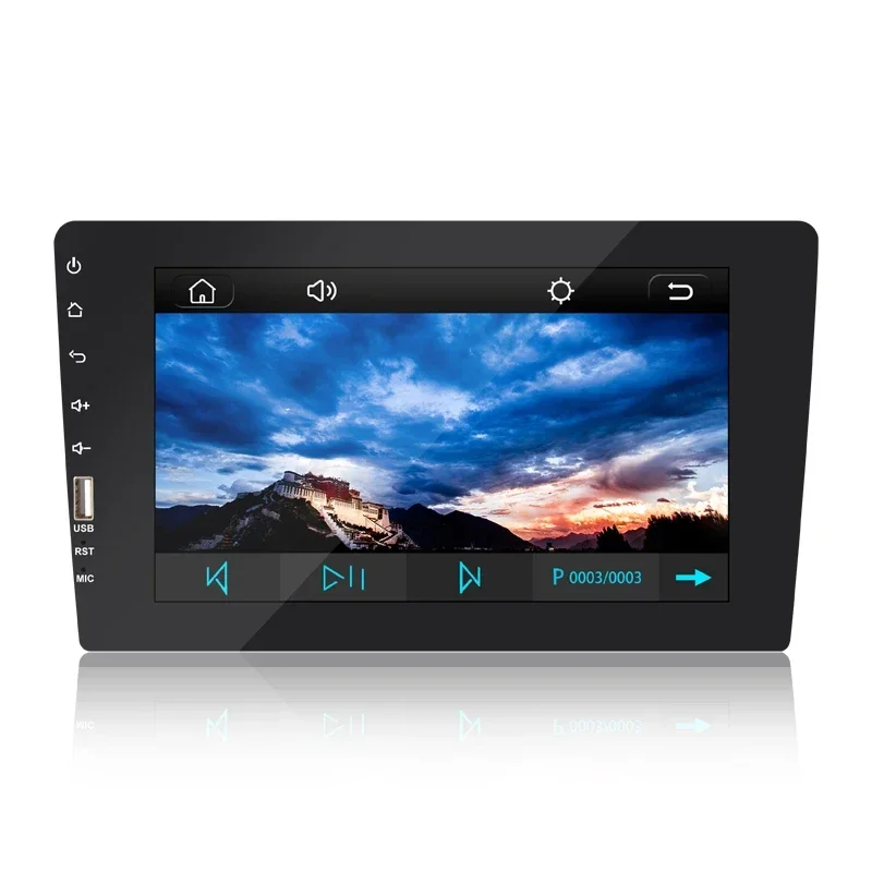 9018C 8 inch Universal 2 Din Touch Screen BT FM DVR Carplay Video MP5 Car Stereo Player