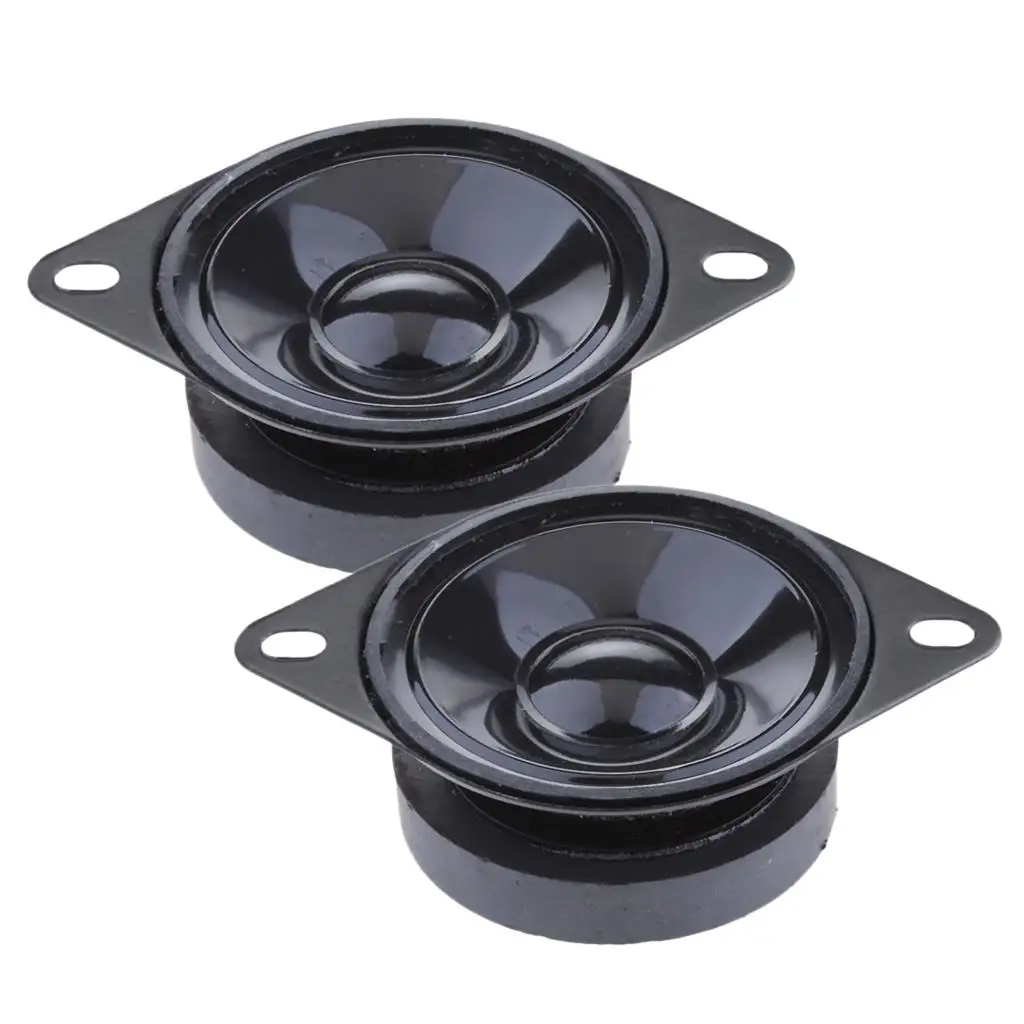 balikha 2x 2 Inch Car Audio 3 Way Speakers 5W 4Ohm Replacement Repair