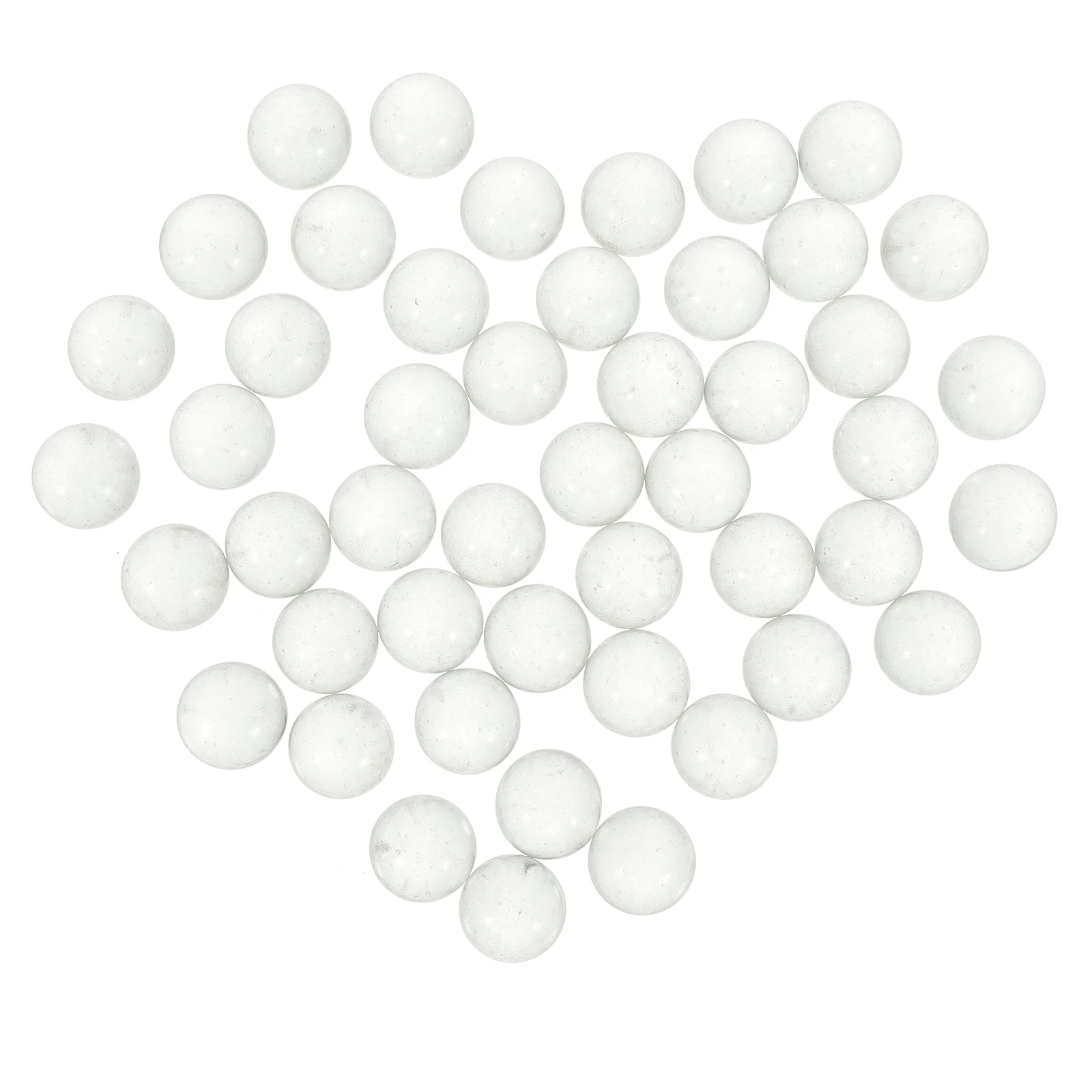 90 Pcs 16mm Clear Glass Beads Transparent Marble Balls for Fish Tank Decoration Safe Non Vase Fillers Handcraft Projects