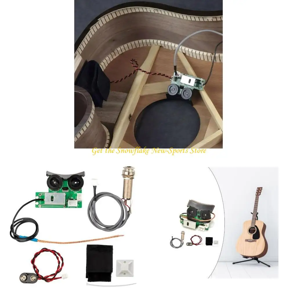 

E56d Vt1 Гитарная система гитарной системы с микрофоном -платы Vogle Tone Sound Hole