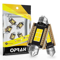 Oprah 2pcs LED C5W C10W 12V 24V Car Light Festoon 31/36/39/41mm CANBUS No Error Truck Car Interior Light Dome License Plate Lamp