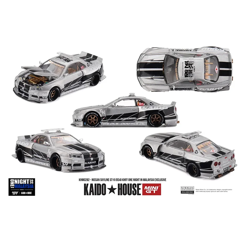 Kaidohouse Minigt Mdx 2026 Khmg282-Khmg281 Nissan Skyline Gt-R