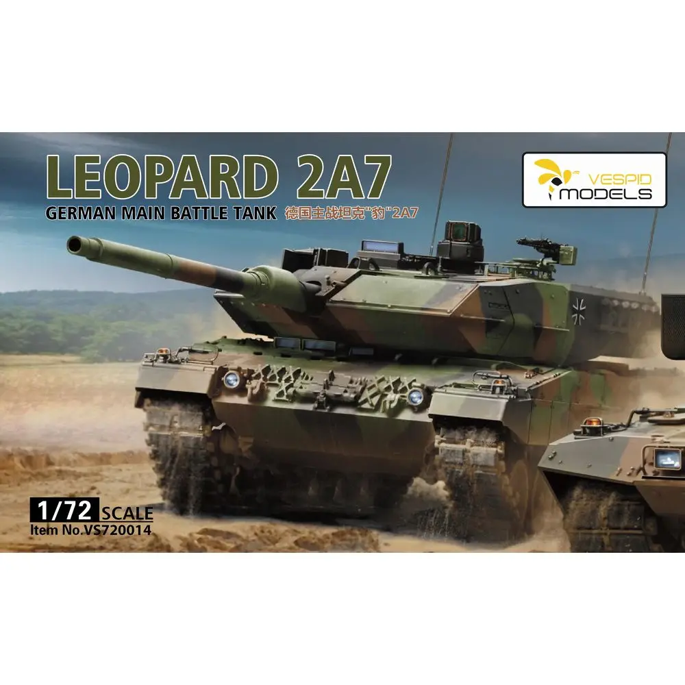 VESPID MODELS VS720014 1/72 German Main Battle Tank Leopard 2A7 - Scale Model Kit