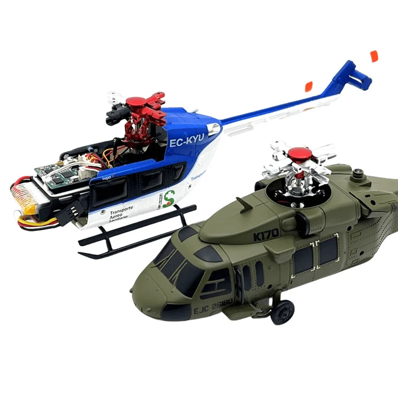 Wltoys K124 K170 Metal Rotor Head Blade Clamp Crosshead Swashplate Set RC Remote Control Helicopter Upgrade Parts Accessories
