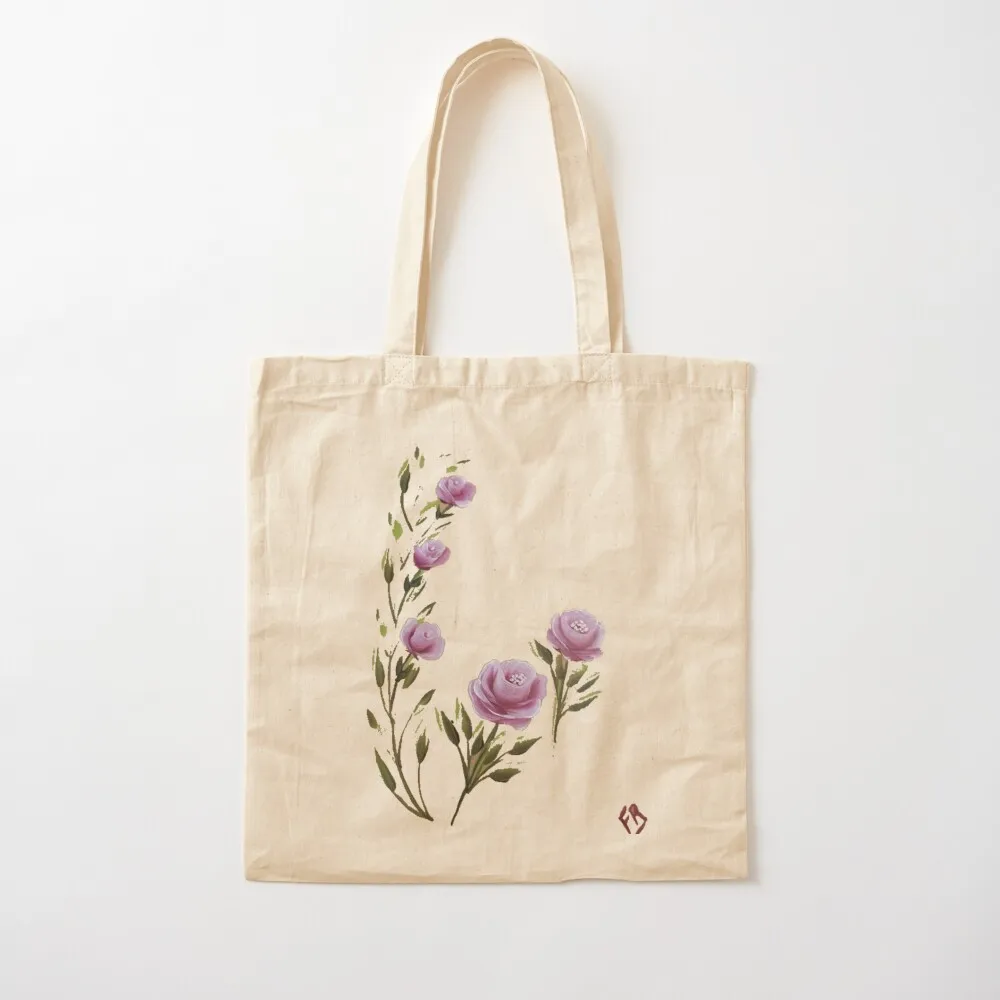 Morning Roses Tote Bag reusable shopping bag Women bags foldable reusable bag Large bags for women