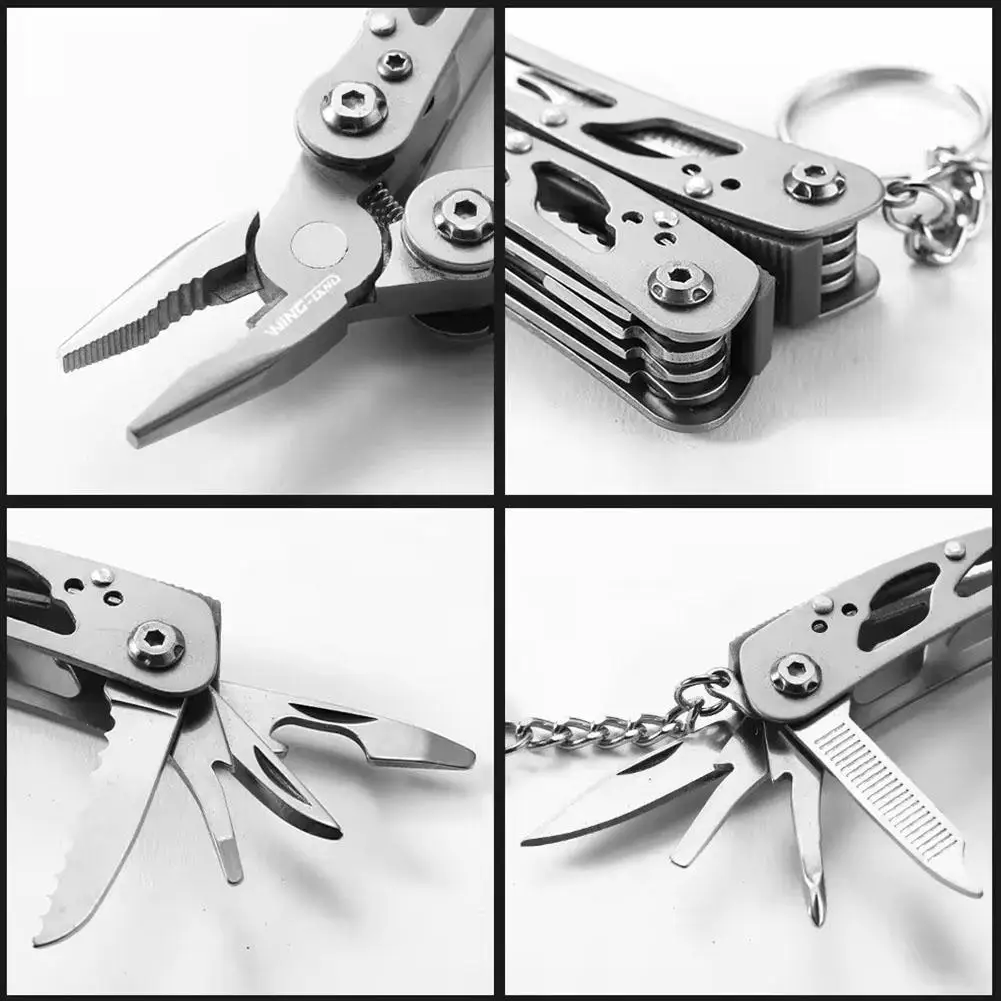 Multi-tool Pocket Knife Pliers Folding Mini Portable Fold Outdoor Tactical Hunting Survival Rescue Multipurpose Repair Tool