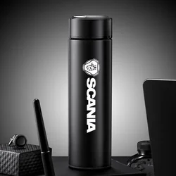 Display Water Bottle Travel Sport Cup For Scania K250 K280 K310 K320 K490 SERIE G P S SerieX Turbo 500ML Intelligent Thermos