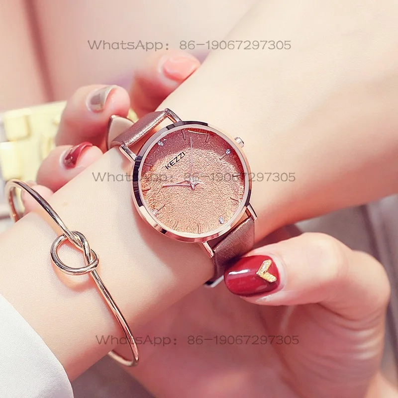 Customized new trendy fashion sweet wind watch female Korean version middle school student quartz watch