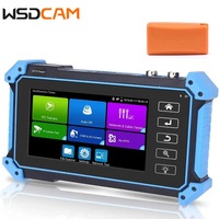 WSDCAM IPC Tester 8MP AHD/CVI/TV/SDI CCTV Tester with HDMI VGA Input 5in CCTV Monitor for IP Camera Tester CFTV Tester