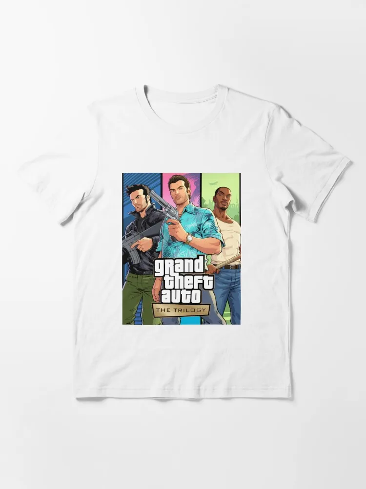 Grand Theft Auto T Shirt  GTA Game Newest Tshirts San Andreas Grand Theft Auto 5 Trilogy Online Mods Vice City V  Liberty City