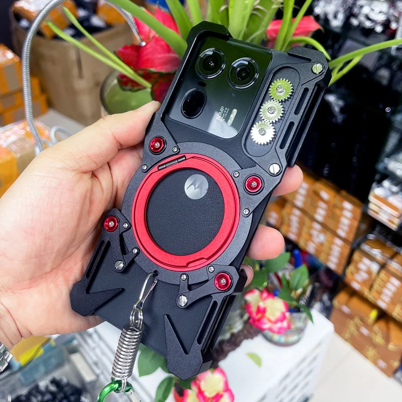 

Zimon Luxury Thor Heavy Duty Armor Metal Aluminum Phone Case For Techo Camon 50 40 Premier Pro Cover Back Fundas Coques Bumper