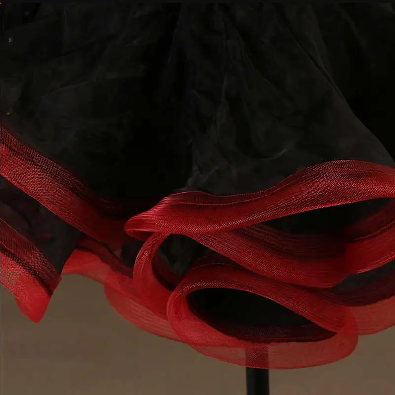 Vestido de baile latino 2025, falda de baile para mujer, traje de noche de competición para niñas, traje Sexy de escenario, traje de línea para fiesta de graduación personalizado