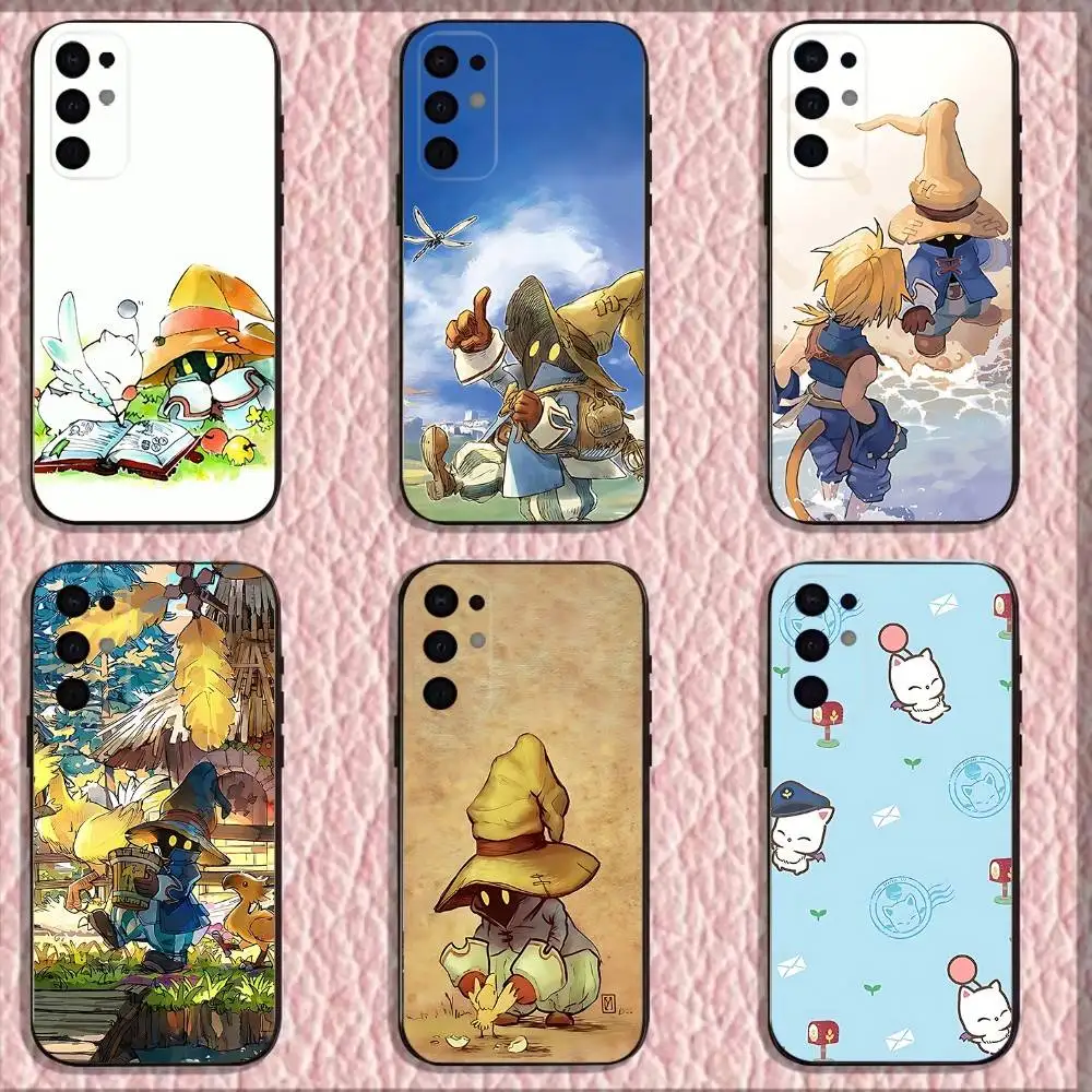 

Moogle F-Final Fantasy Vivi Phone Case For Samsung S25,S24,S21,S22,S23,S30,Ultra,S20,Plus,Fe,Lite,5G Black Cover