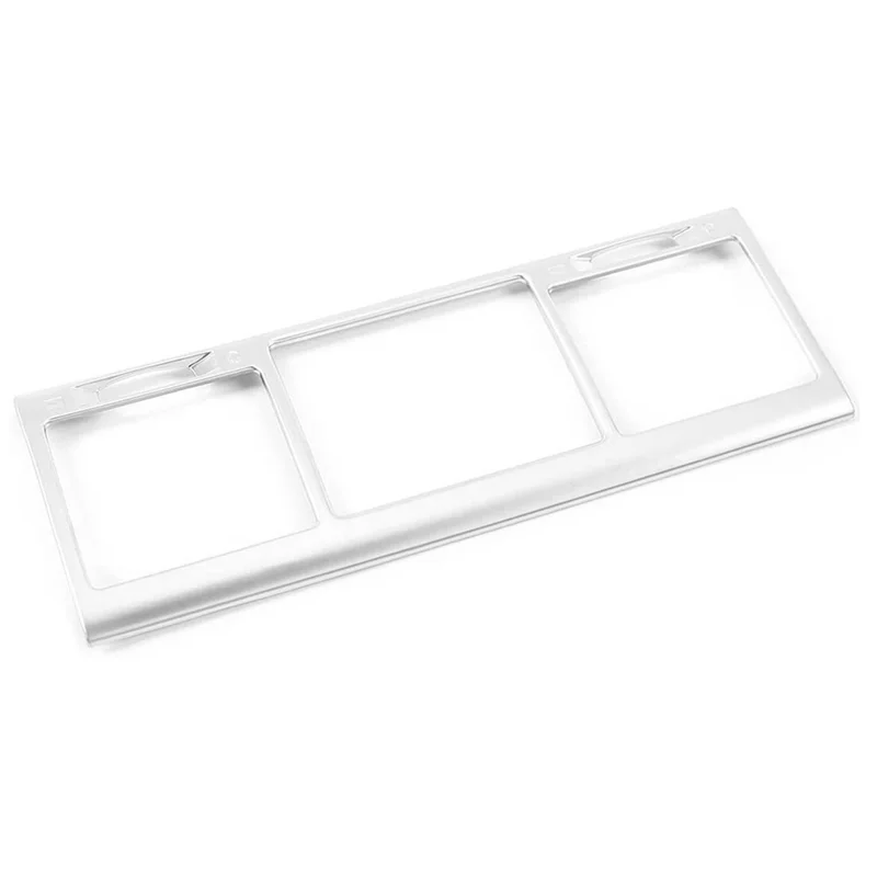 Car Silver Central Air Condition Outlet Vent Cover Frame Trim for Mercedes-Benz G-Class W463 2004-2011