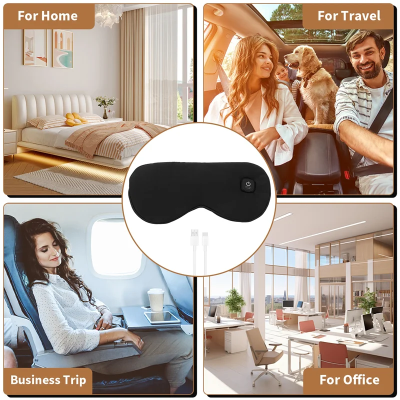 Smart Temperature-Controlled Eye Mask Fatigue-Relieving Sleep Eye Protector Relieving Eye Strain, Improving Sleep-Y48A
