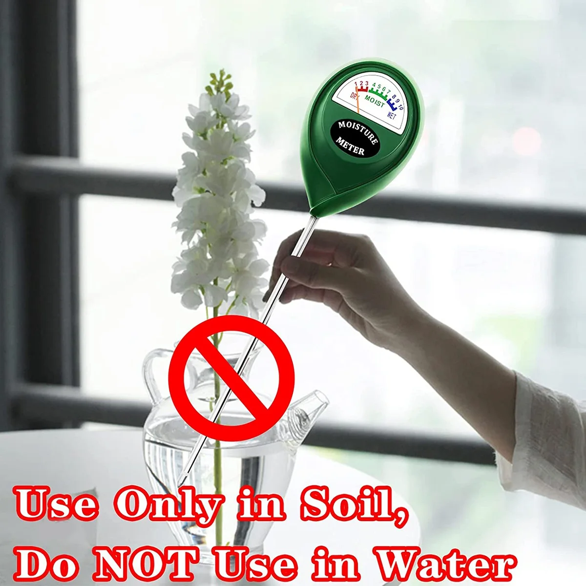 庭の植物用の土壌水分計,水分計,農場,芝生の植物,屋内および屋外用の水分センサー