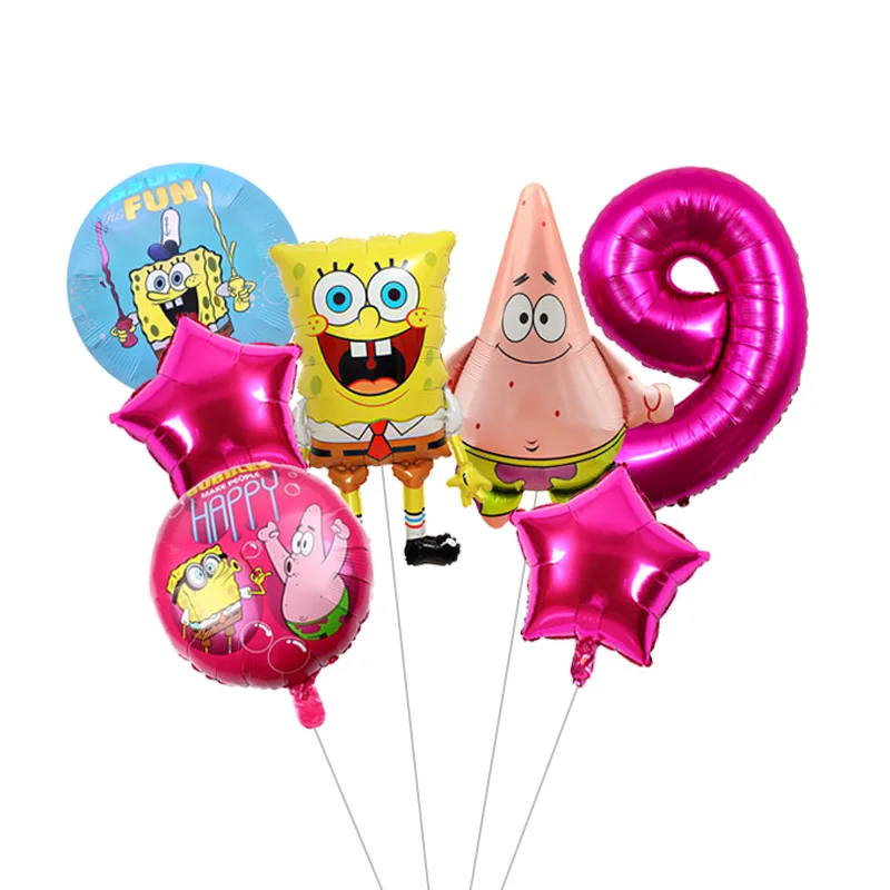 Niedlicher SpongeBob-Themen-Partykerzen-Geburtstagstorten-Topper für Kinderfeier-Dekoration – Detail 18