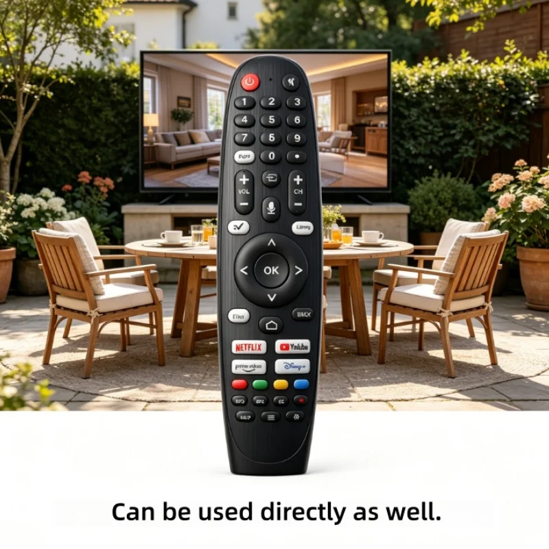 

Replacement Remote Control Compatible with CAIXUN TV, Spare Parts, No Voice Function, No Programming Needed, Direct Use