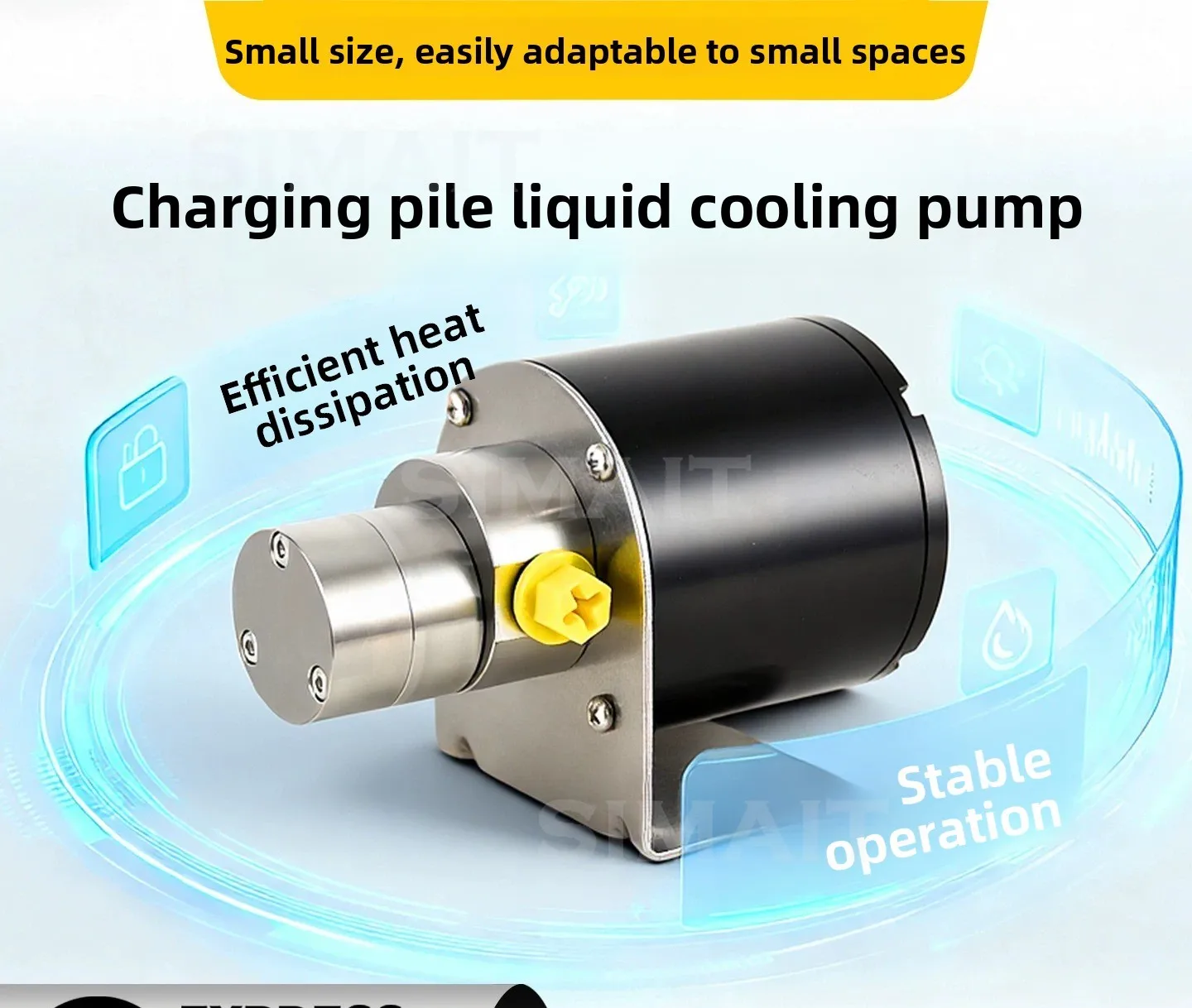 Stainless Steel Magnetic Gear Pump for EV Charging Pile Liquid Cooling Zero Leakage Coolant Circulation Pump