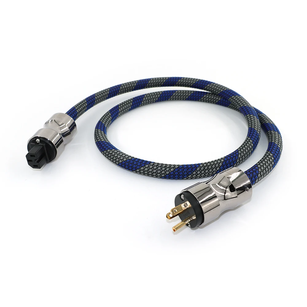 High end K800 5N oxygen free copper Hi Fi audio European/American standard power cord for amplifier player connection cable