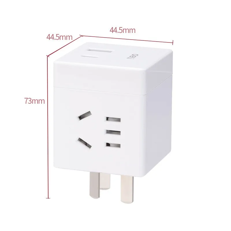 Wireless Cube Socket Usb Socket Multifunctional Household Power Strip Usb Type-C Portable Multiple Safe Protection Outlet