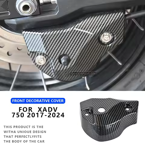 MTKRACING Rear Caliper Cover For HONDA XADV 750 2017-2024 Motorcycle Accessories Rear Deck Cover Fit Rear Caliper Protect Guard