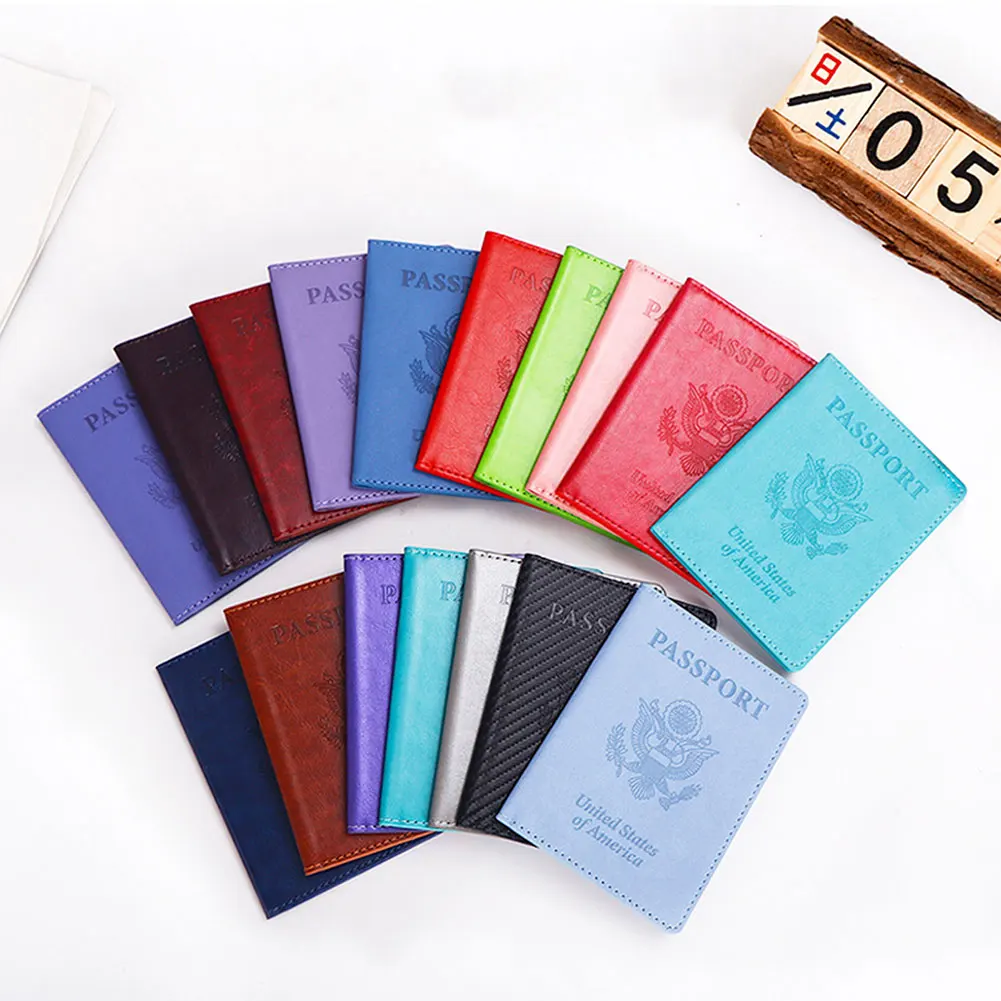 

Colorful PU Passport Holder,Ticket Passport Covers,Travel Passport Protective Cover,ID Credit Card Holder Travel Accessories