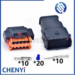10 Pin Automobile waterproof connector headlamp Headlight Lamp plug 98788-1201 98789-1201 For Peugeot 308 Citroen Renault