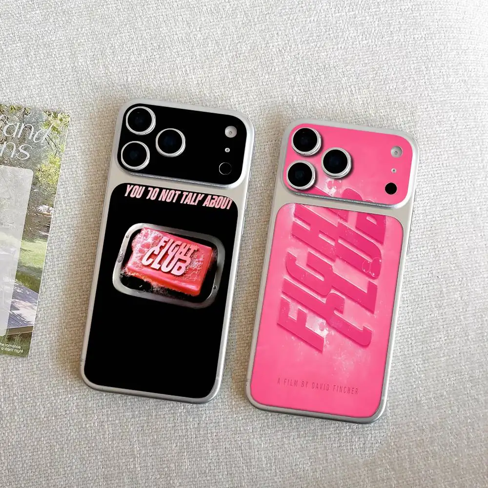 Suspense Thriller Movies F-fight C-club Unique Style Rear Decal Wrap Protective Sticker For IPhone 17 Pro 17 Pro Max