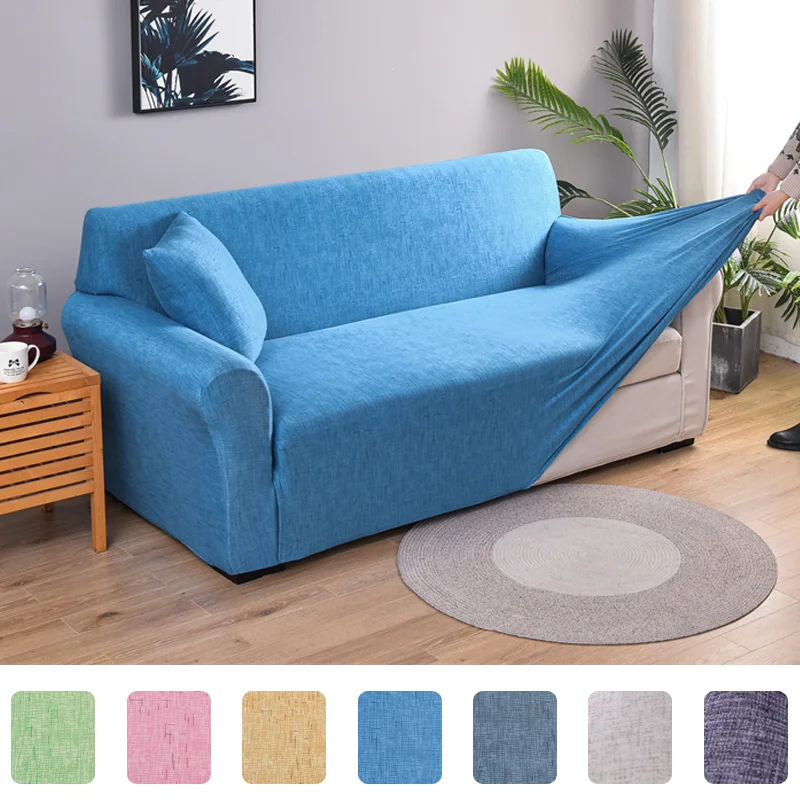 1/2/3/4 Seats string print Couch Cover stretch Corner Sofa Covers L Shaped Sofa Slip Cover Protector Bench Cover thin fabric