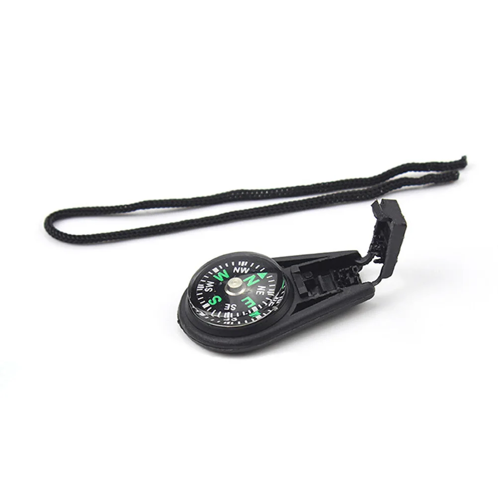 

8 PCS Mini Compass Hanging with Lanyard Multifunction Survival Keyring Keychain