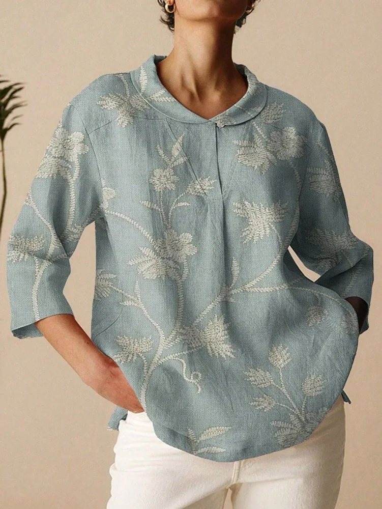 

Женские летние блузки с коротким рукавом, повседневный топ с принтом для весенне-осенней повседневной одежды