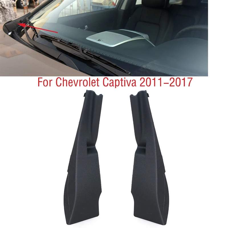 For Chevrolet Captiva 2011 2012 2013 2014 2015 2016 2017 Car Front Windshield Wrap Corner Trim Wiper Side Trim Cover Lid