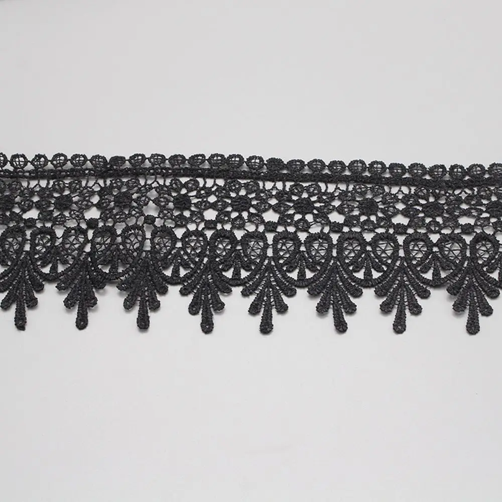قماش دانتيل مطرز للوازم الحرفية ديي ، زخرفة الملابس ، طوق ، اكسسوارات خط العنق ، جودة عالية