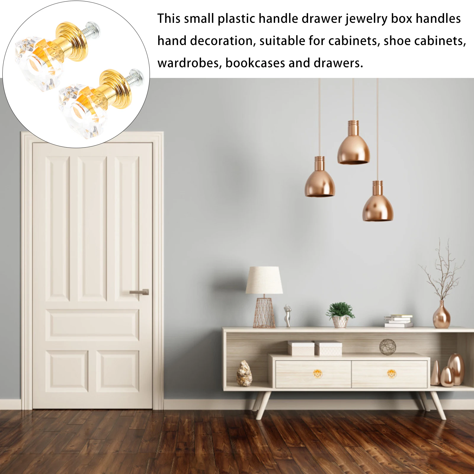 

20pcs Plastic Knobs Clear Acrylic Cabinet H les niture Pulls Wardrobe Cabinet Door H les Door Hardware Accessories