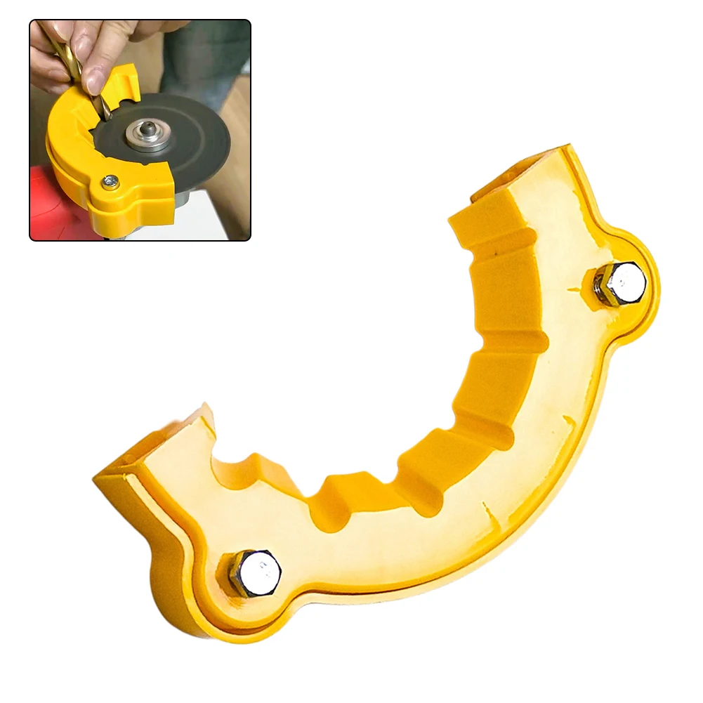 1pc 3-12mm Multifunctional Drill Grinder Plastic Drill Grinder Drill Bit Grinder Yellow Drilling Bracket Power Tools Accessories