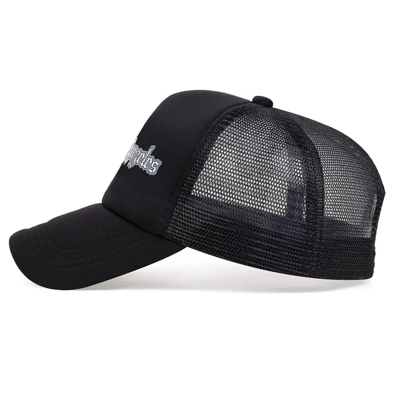 Unisex Los Angeles Letter Printed Baseball Net Caps Spring Summer Outdoor Adjustable Casual Hats Sunscreen Hat