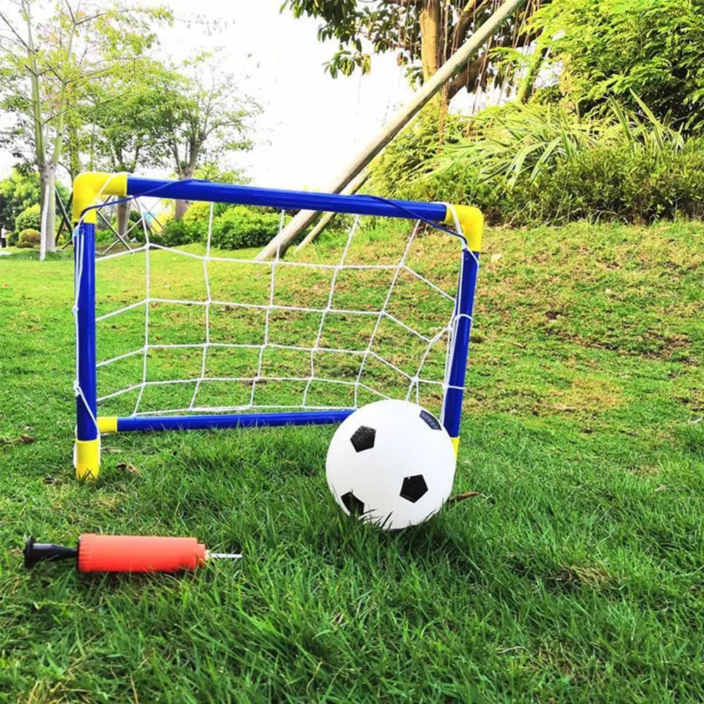 Mini Indoor with Pump Detachable Toys Soccer Football Outdoor Sport Soccer Goal Post