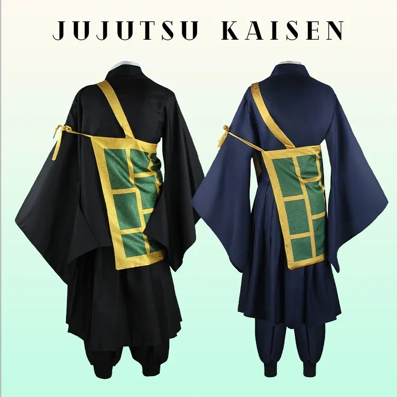 Jujutsu Kaimmense Geto SuNAFTA u Cosplay Costume, Kimono Noir Bleu, Uniforme Sв, Anime Everthe, Costumes d'Halloween pour Femmes et Hommes