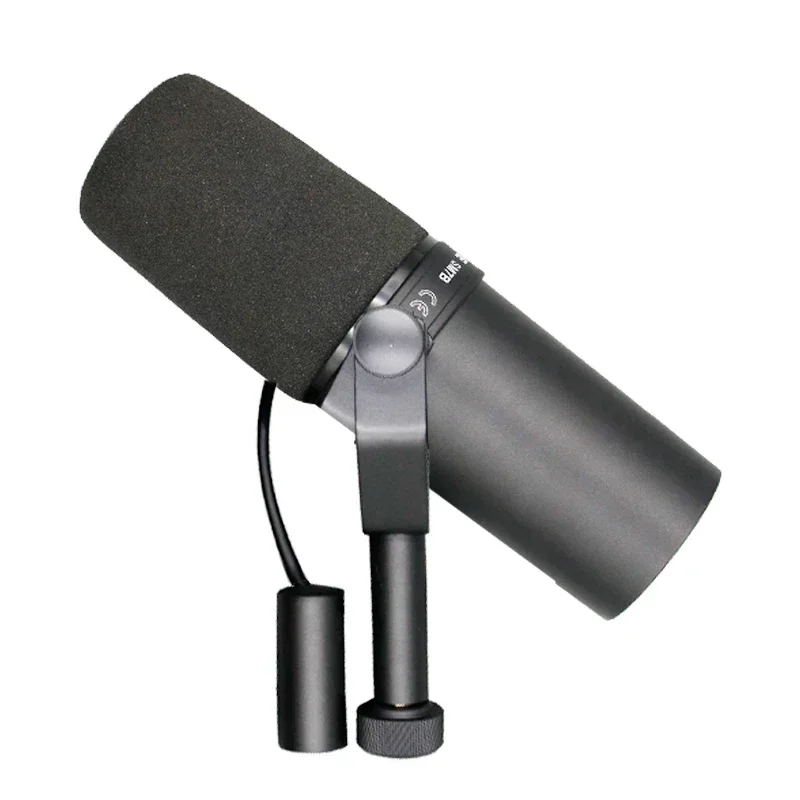 1:1 SM7B Selectable Frequency Response Portable Cardioid Studio Microphone for Live Record/Podcast Conference Vocal Mic