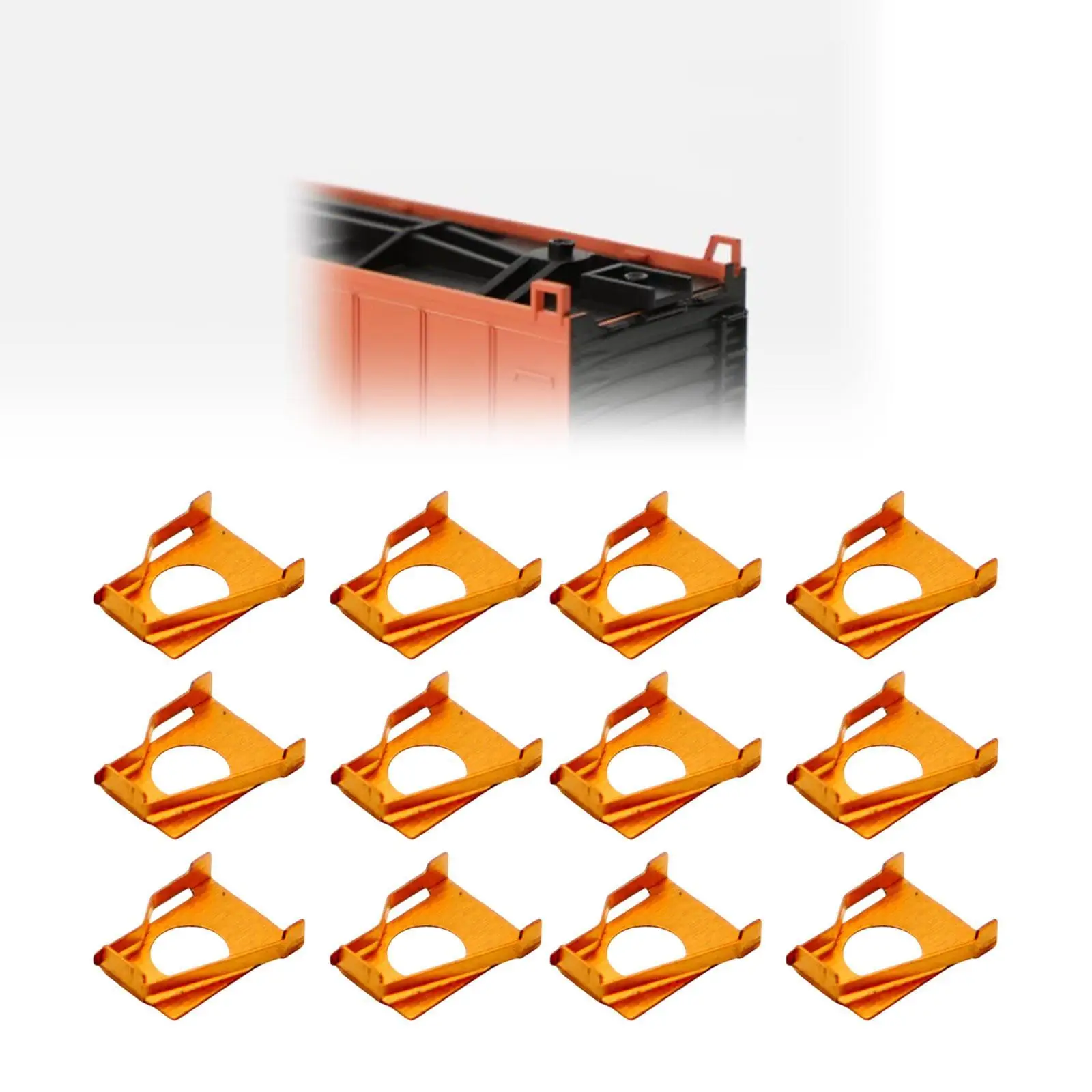 

12x Model Train Coupler Set Hobby Train Accessory Replacement Universal Portable Sturdy for 1:87 HO Model Trains Accessories