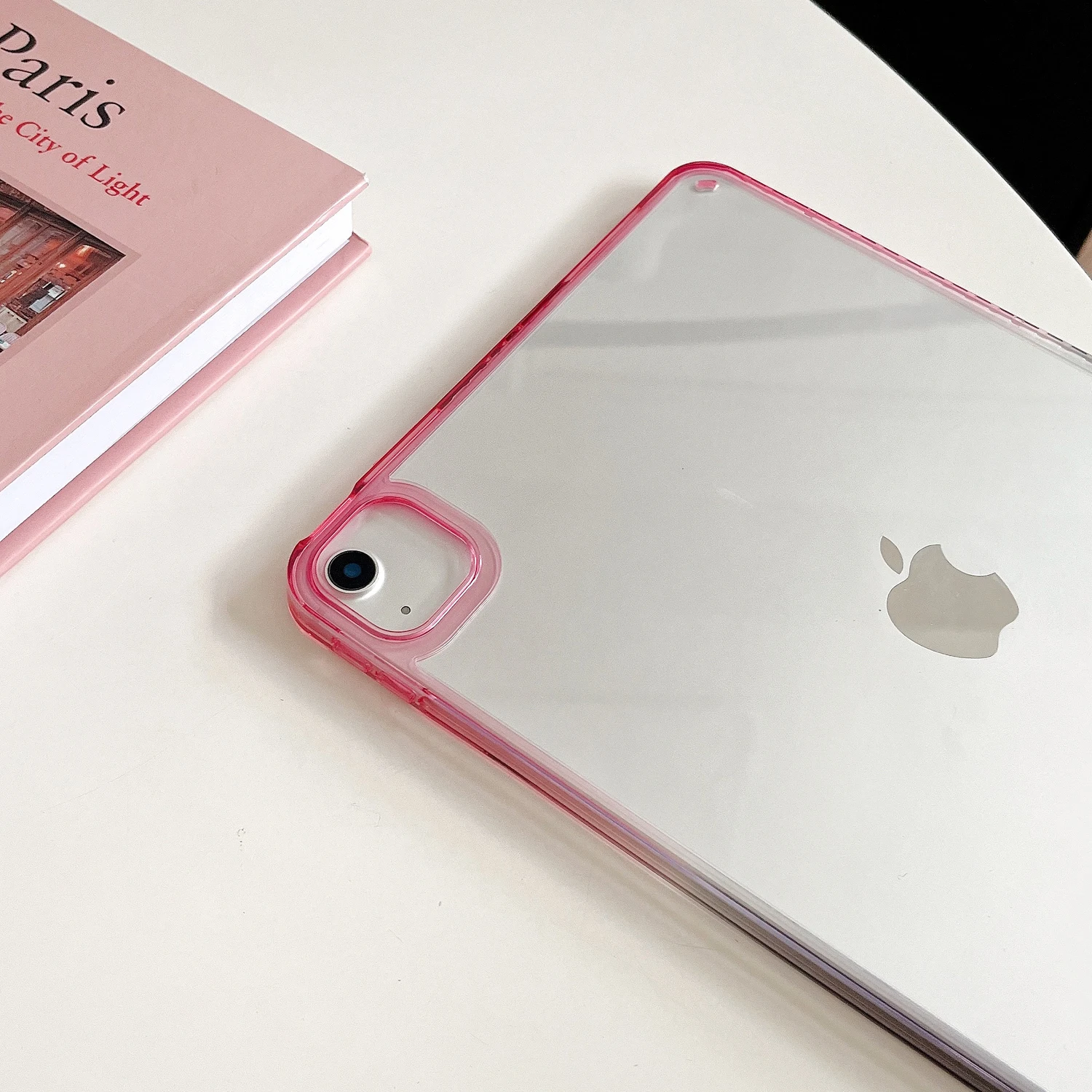 For iPad  7 8 9 10th Generation Case Air 3 4 5 Pro  9.7 10.2 10.5 10.9 11 12.9 inch Mini  6 Clear Hard Tablet Cover Cases