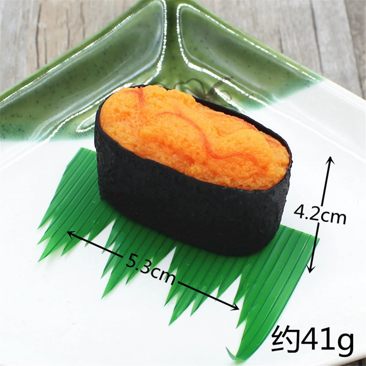 3Pcs Simulation Sushi Fake Onigiri Decoration Miniture Decoration Food Sample Plastic Realistic Food Model