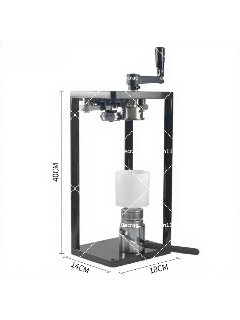 Manual Rotary Can Sealer for Soda Beer Juice Cans, Semi-Automatic Home Sealing Tool for Plastic Glass Beverage Containers