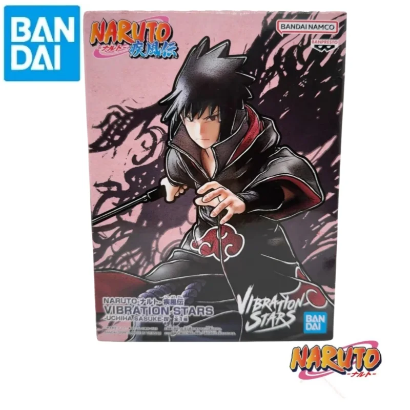 

In Stock Bandai Original Banpresto Naruto Vibration Stars Uchiha Sasuke Anime Merchandise Model Figurine Ornaments