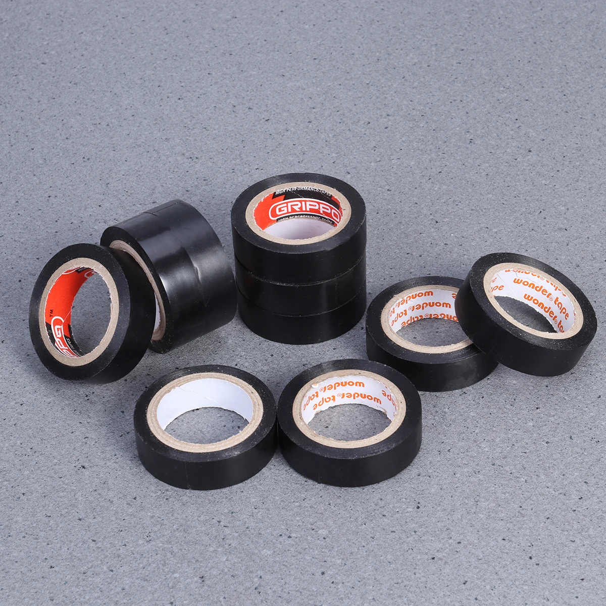 

10pcs Electrical Tape 10M 0.6 Inch 32.8Ft Black Insulation Tape Pvc For Cable Repair Wire Connection High Voltage