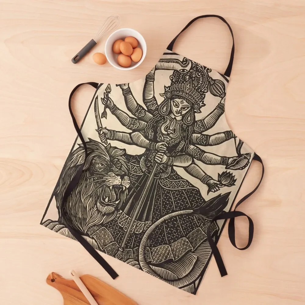 

Maa Durga | Godess | Shakti Apron Kitchens Accessories Smock for hairdressing Kitchen Tools For Women Kitchen Apron