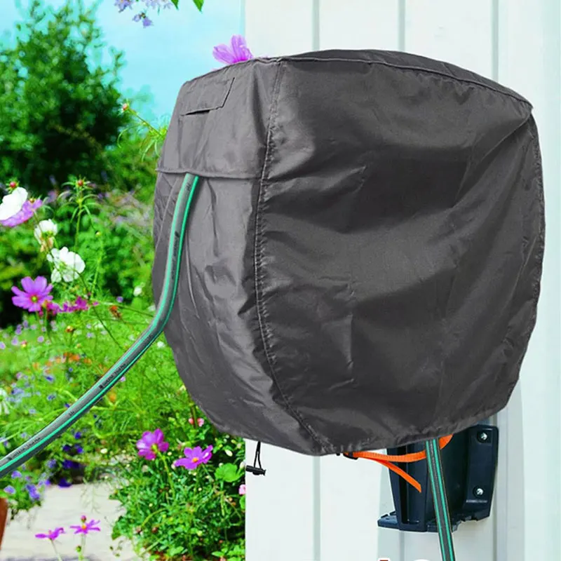 

Garden Reel Cover Protective Cover Sun Protection Lightweight Waterproof Garden Hose Reel Portable Retractable Hose Reel Cover