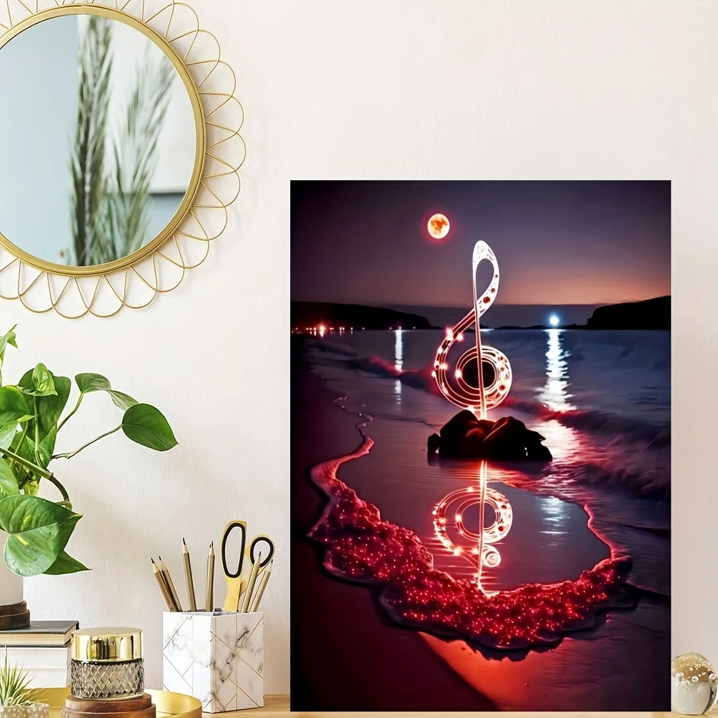 1000pcs Musical Puzzle Suitable for Adults & Families - Challenging Durable Seamless Jigsaw with Musical Notes, Game, for Musi