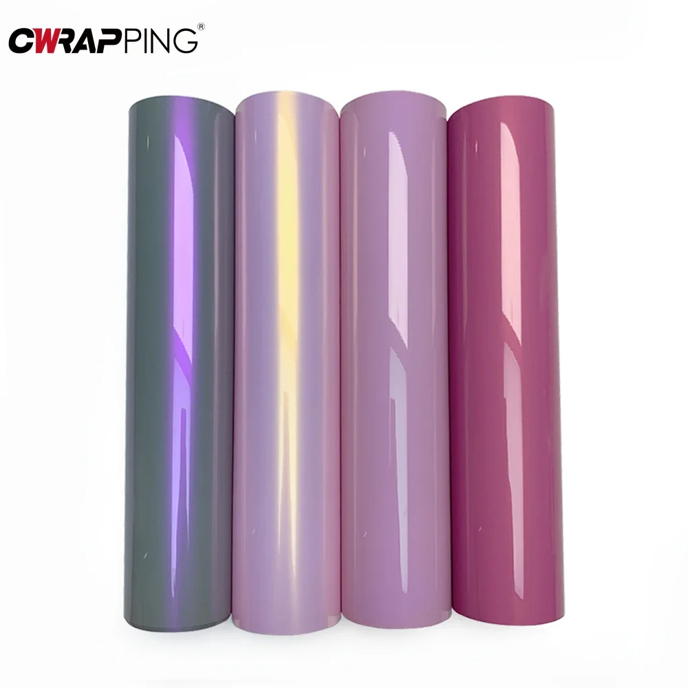 سيارة الوردي ذاتية اللصق الفينيل التفاف الباستيل لامعة ملصقات مقاومة للماء باسات فيلم صغير لشركة فولكس فاجن بنز دراجة اكسسوارات السيارات #6